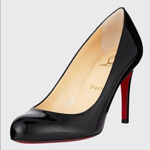 Christian Louboutin Patent black pumps. Size 36